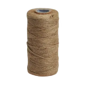 100m/Roll Jute Twine Cords,Jute Twine String,Natural Jute Twine Ropes DIY Supplies,Fine Linen,Packing Rope,1 Roll/Lot