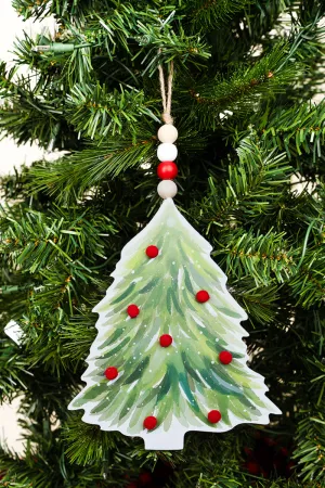 10.5 x 6.75 O Christmas Tree Wood Wall Decor