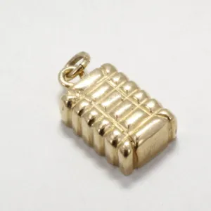 14kt Cotton Bale Charm for Charm Bracelet