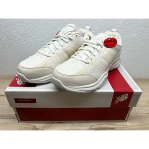 2016 New Balance 409 Mens White &amp; Light  Yellow Accents Athletic Sneakers Size 7