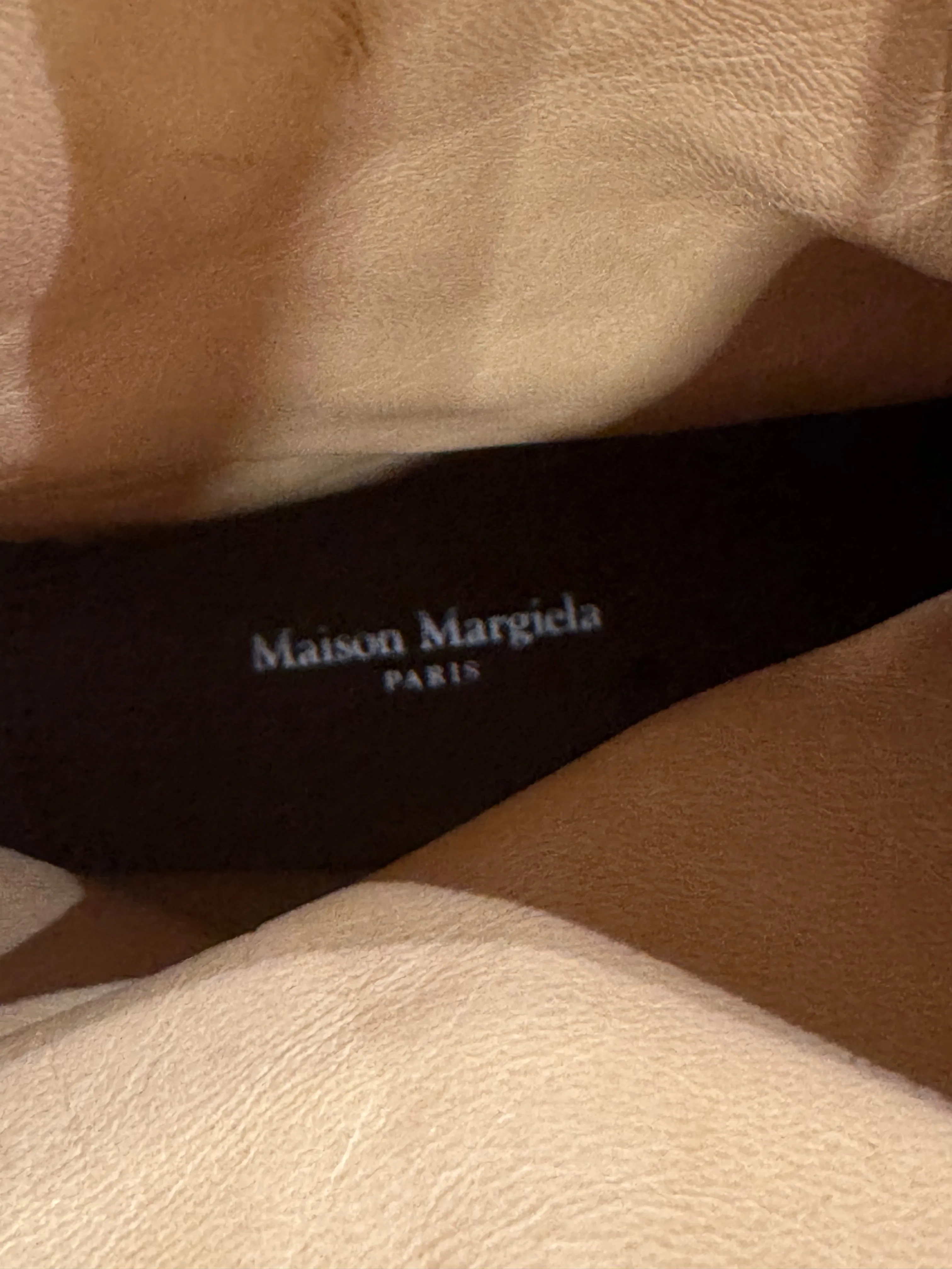 2018 Maison Margiela painted air heel tabi boots