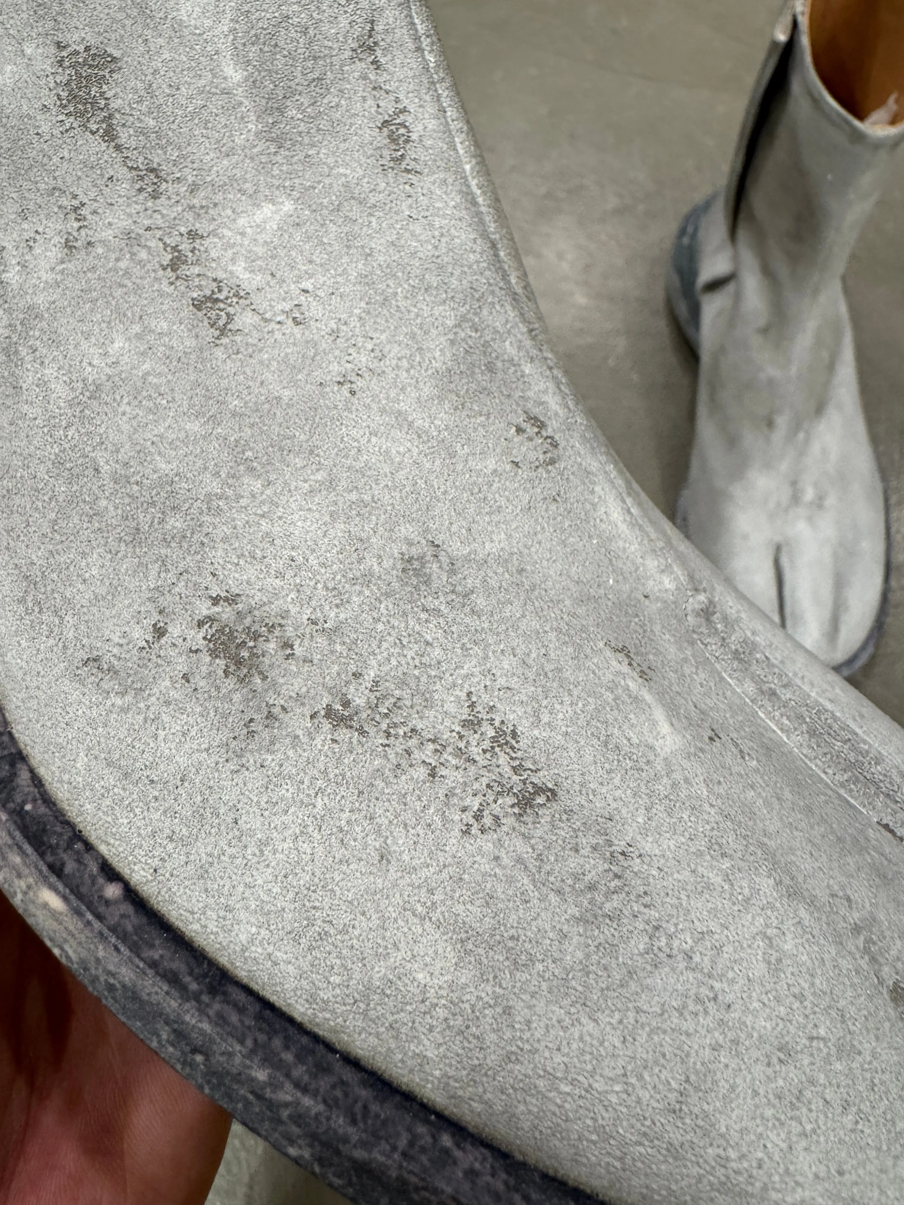 2018 Maison Margiela painted air heel tabi boots