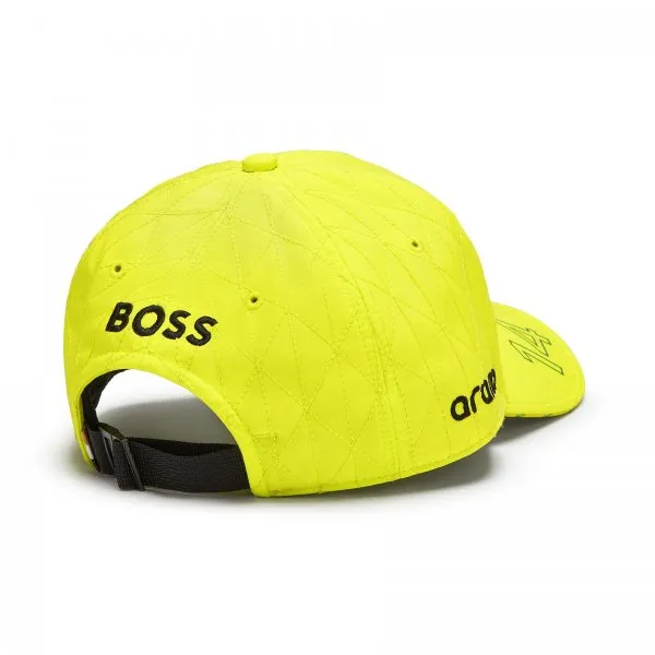 2024 Cappellino Fernando Alonso 14 Aston Martin Racing F1 Team Cognizant  Adulto giallo