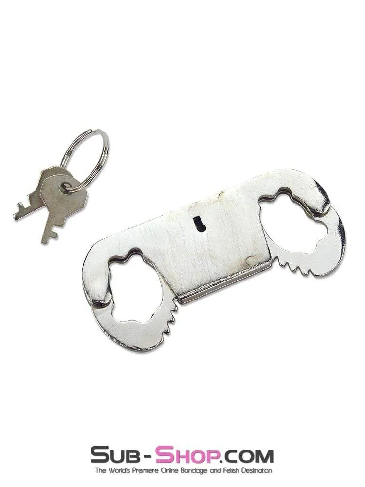 8846M      Steel Thumb or Toe Cuffs - LAST CHANCE - Final Closeout!
