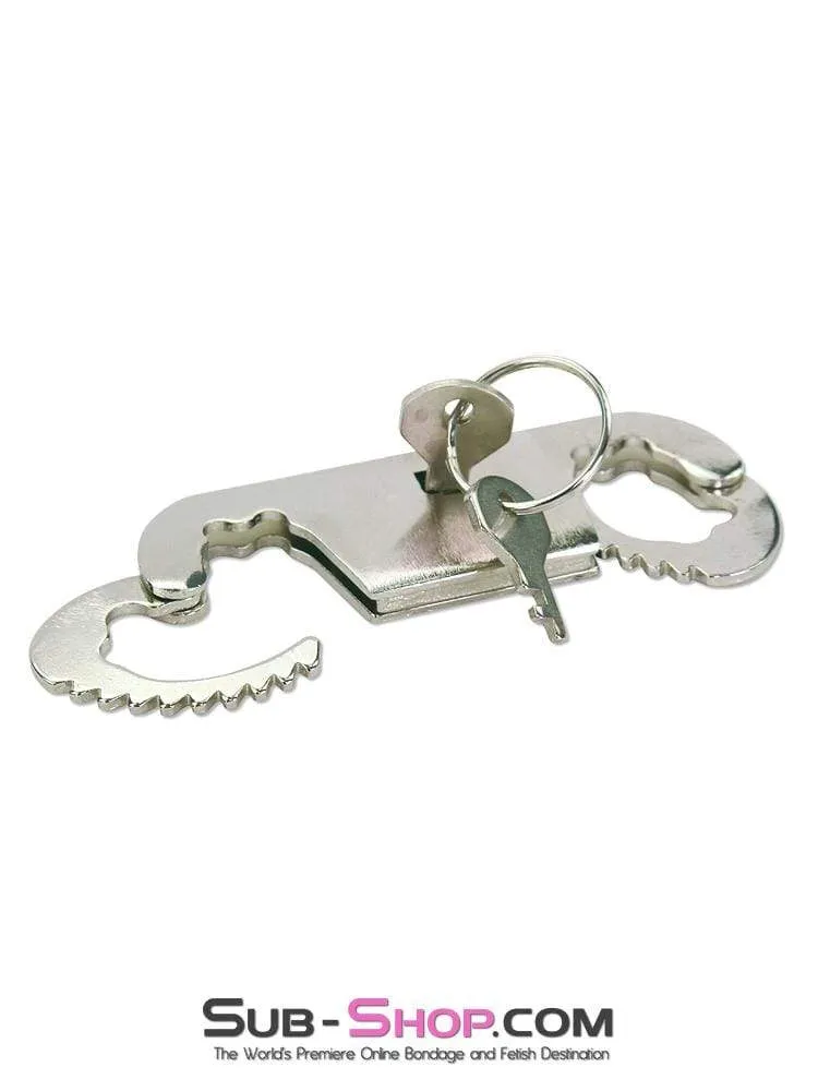 8846M      Steel Thumb or Toe Cuffs - LAST CHANCE - Final Closeout!