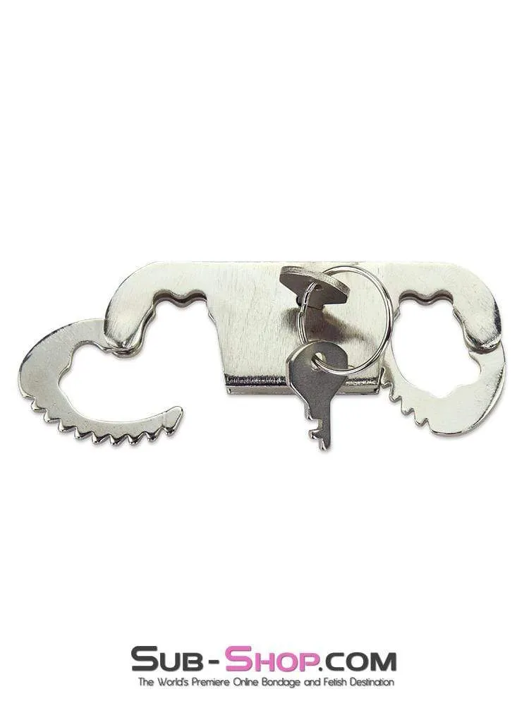 8846M      Steel Thumb or Toe Cuffs - LAST CHANCE - Final Closeout!