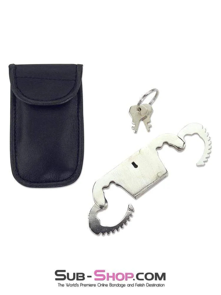 8846M      Steel Thumb or Toe Cuffs - LAST CHANCE - Final Closeout!