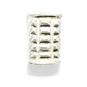 925 Sterling Silver Cotton Bale Slide Charm