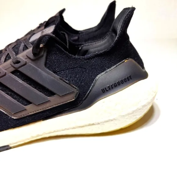 Adidas Ultra Boost 21 Black White Running Athletic Sneakers Men Shoes Size 14