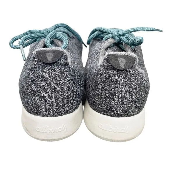 AllBirds Wool Runners Men’s Size 12 Gray Turquoise