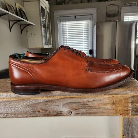 Allen Edmonds Shoes Mens 10 B  Brown Leather LaSalle Dress Shoes USA