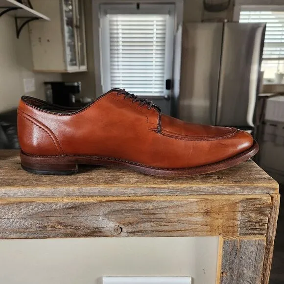 Allen Edmonds Shoes Mens 10 B  Brown Leather LaSalle Dress Shoes USA