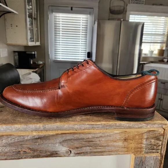 Allen Edmonds Shoes Mens 10 B  Brown Leather LaSalle Dress Shoes USA