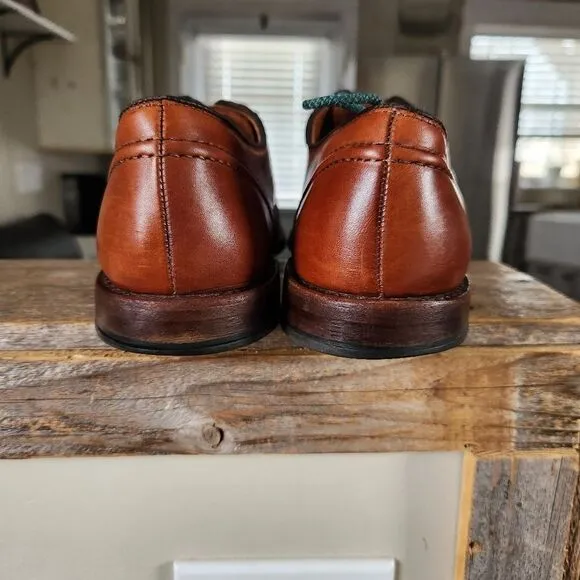 Allen Edmonds Shoes Mens 10 B  Brown Leather LaSalle Dress Shoes USA