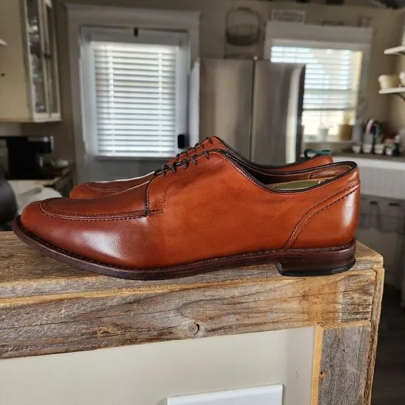 Allen Edmonds Shoes Mens 10 B  Brown Leather LaSalle Dress Shoes USA
