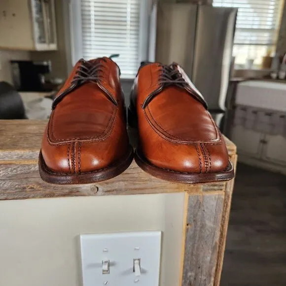 Allen Edmonds Shoes Mens 10 B  Brown Leather LaSalle Dress Shoes USA