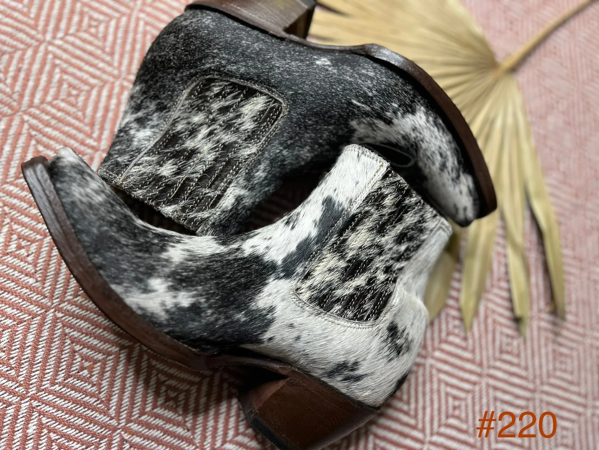 Alma Cowhide Boots Size 8.5