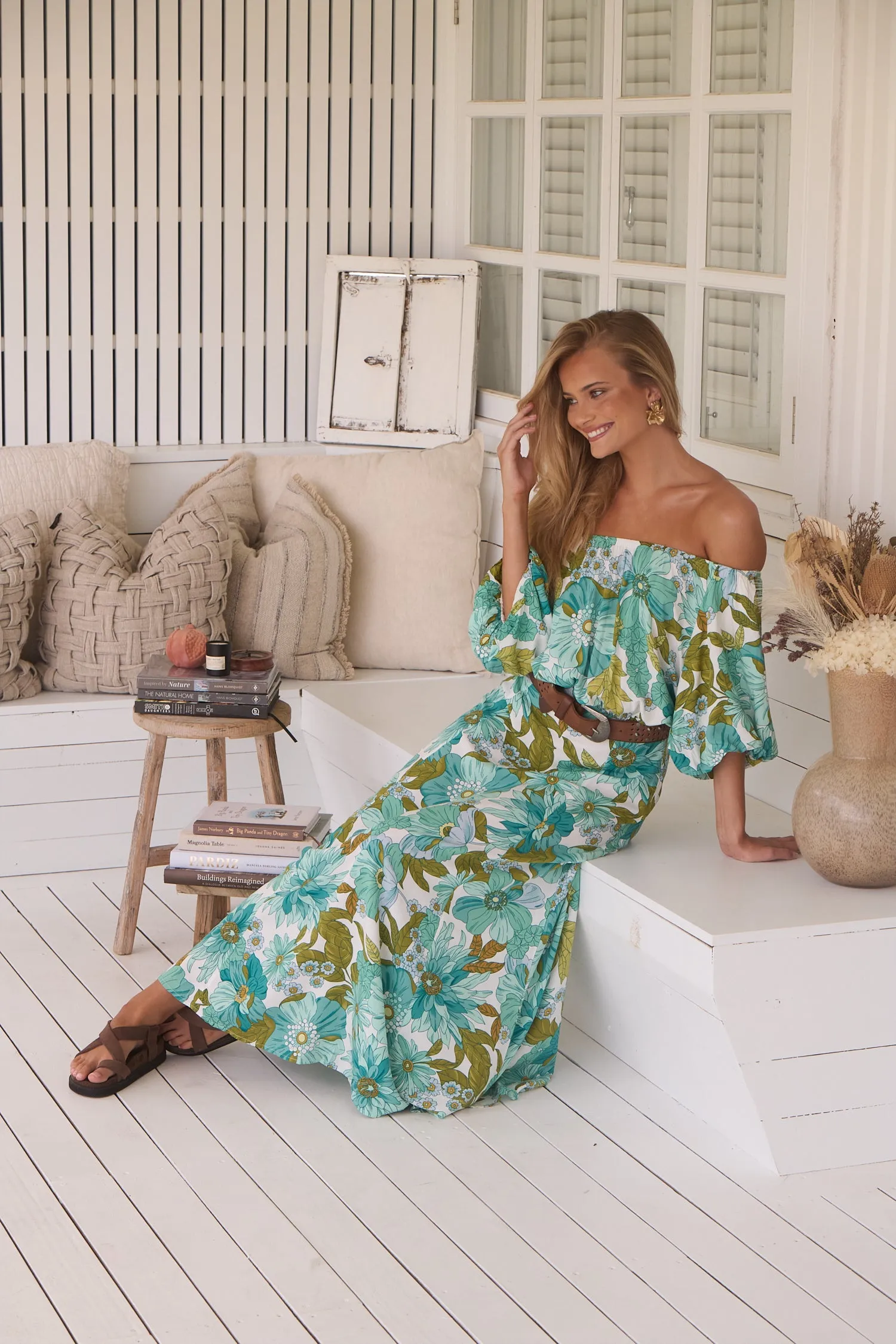 Amaya Print Hallie Maxi