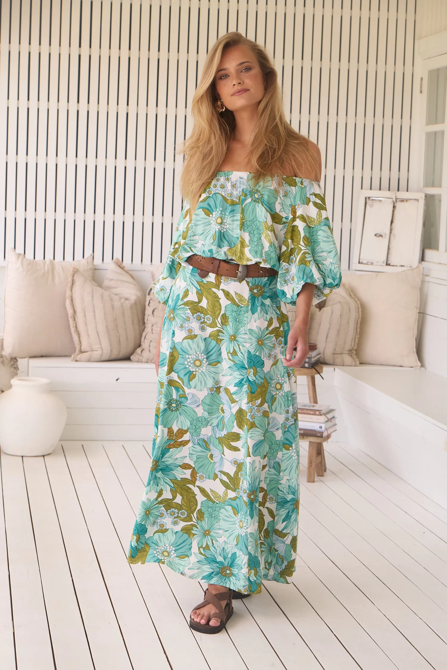 Amaya Print Hallie Maxi