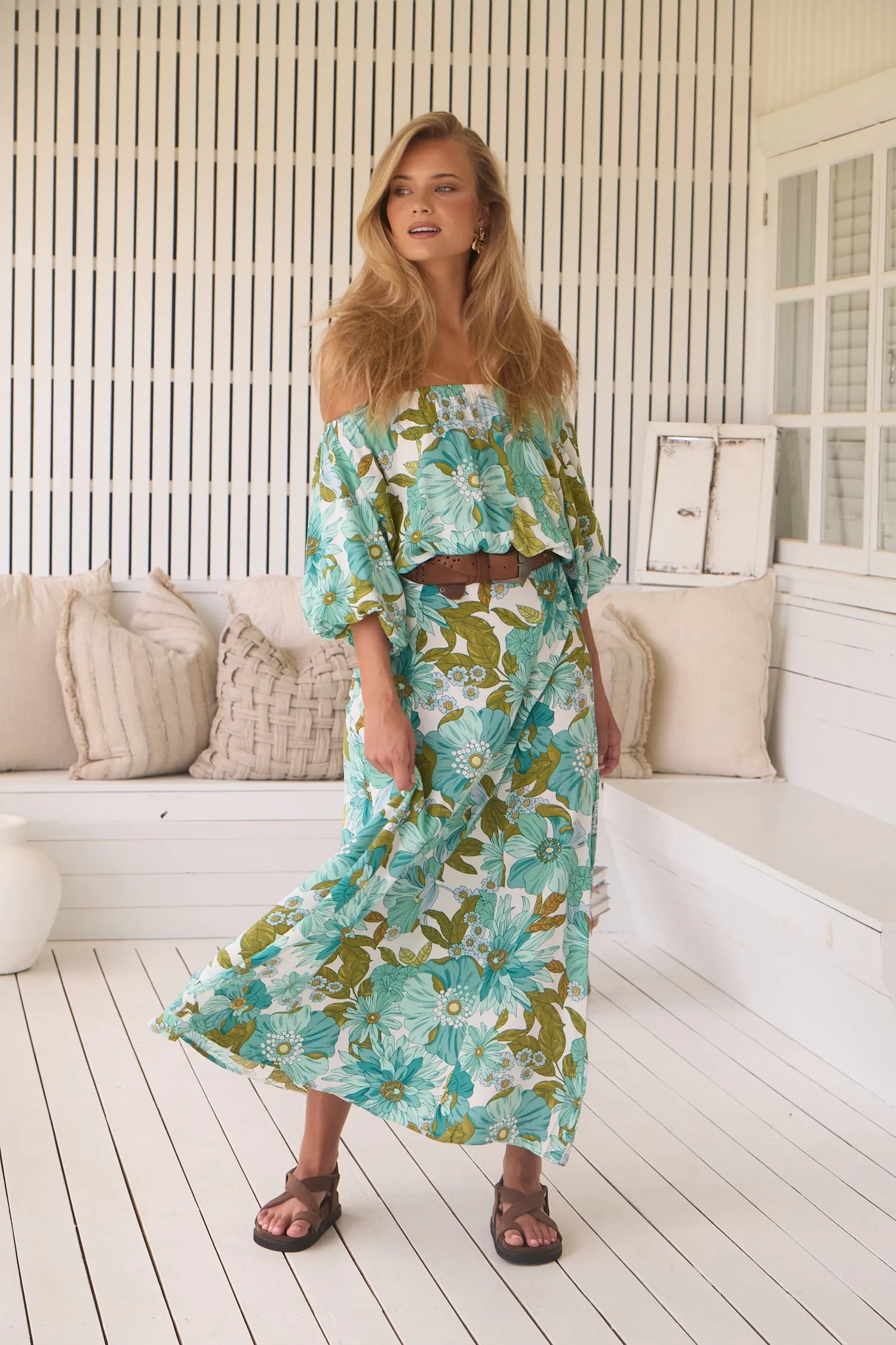 Amaya Print Hallie Maxi