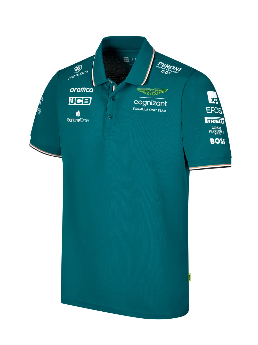 Aston Martin F1 Team Mens Polo Shirt