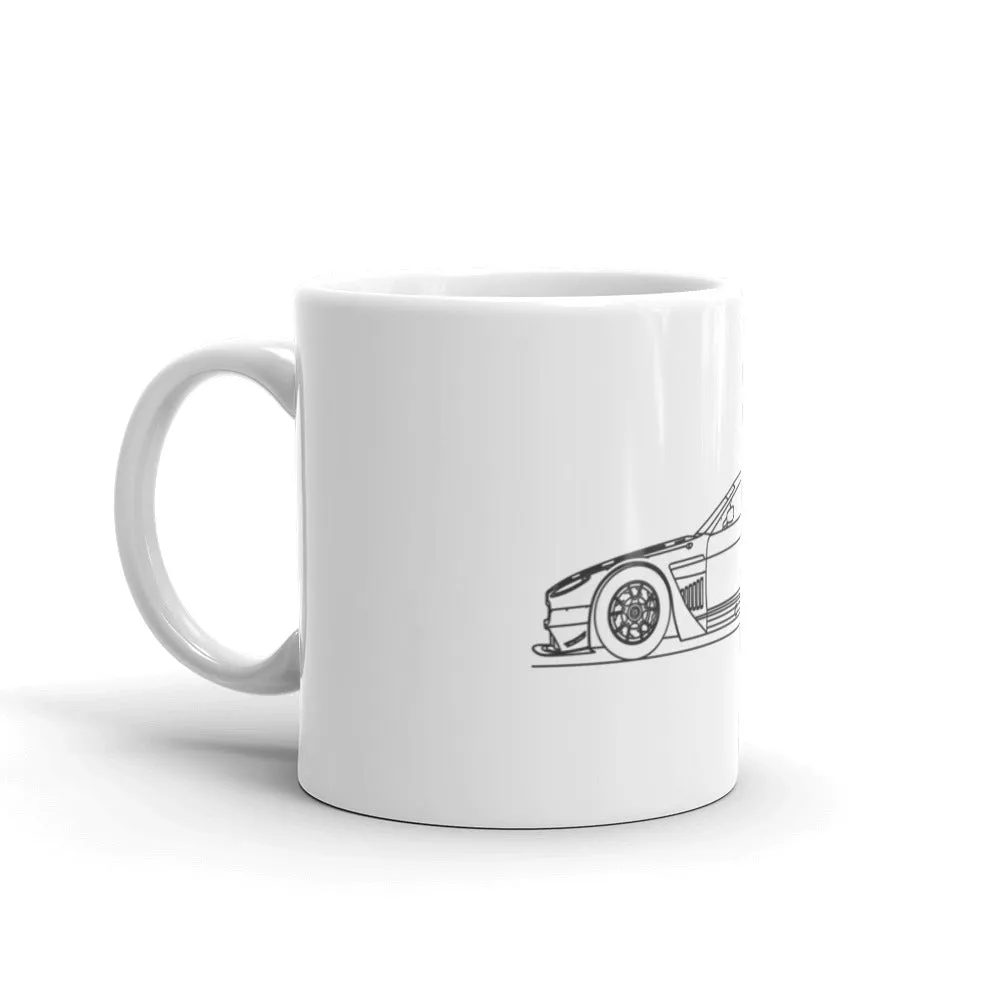 Aston Martin Vantage GT3 Silhouette Mug