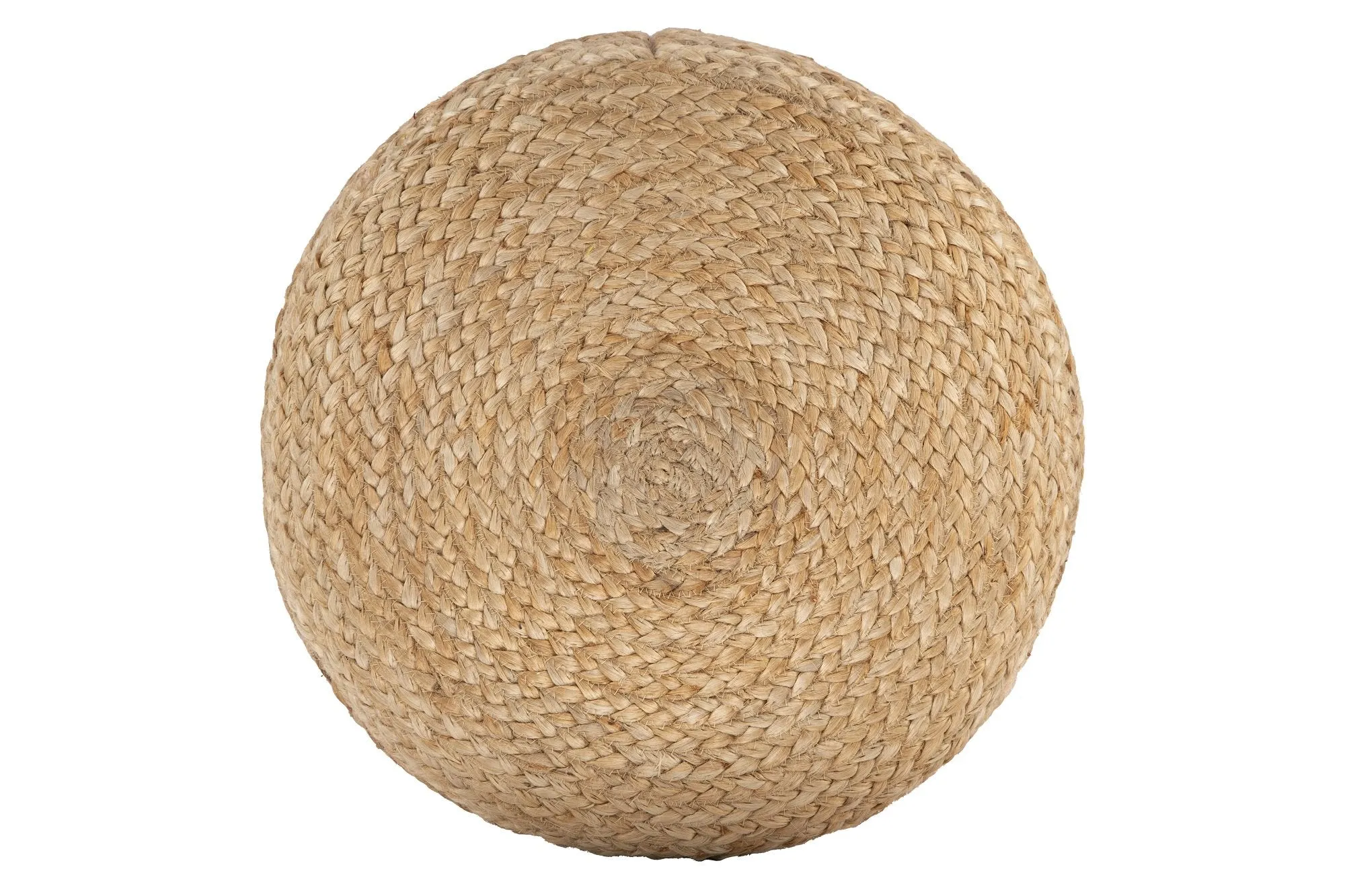Ava Round Jute Pouf NATURAL