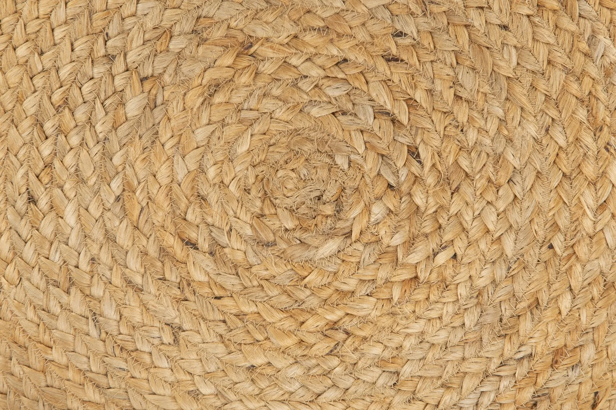 Ava Round Jute Pouf NATURAL
