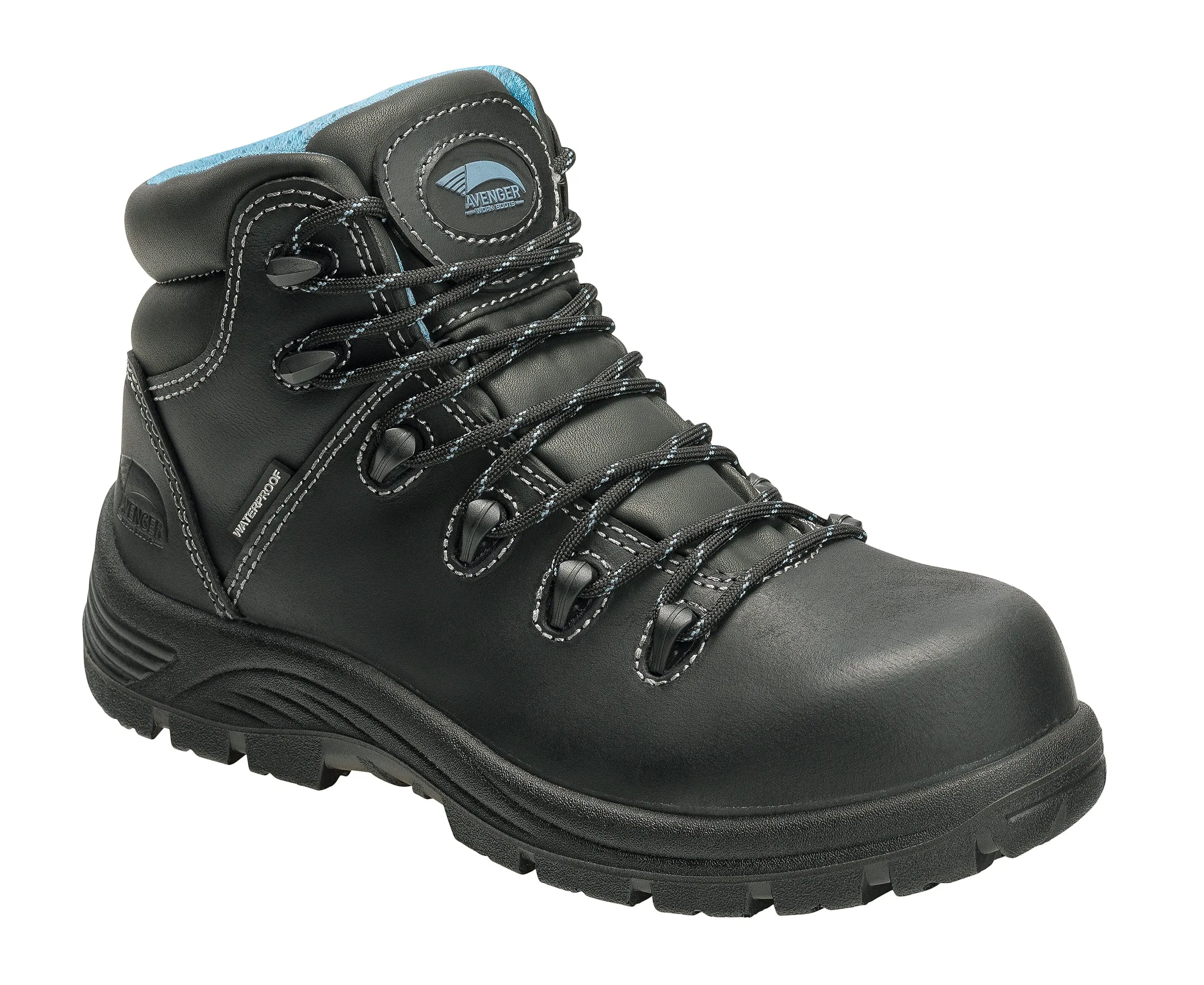 Avenger Women's Framer Black & Blue Composite Toe