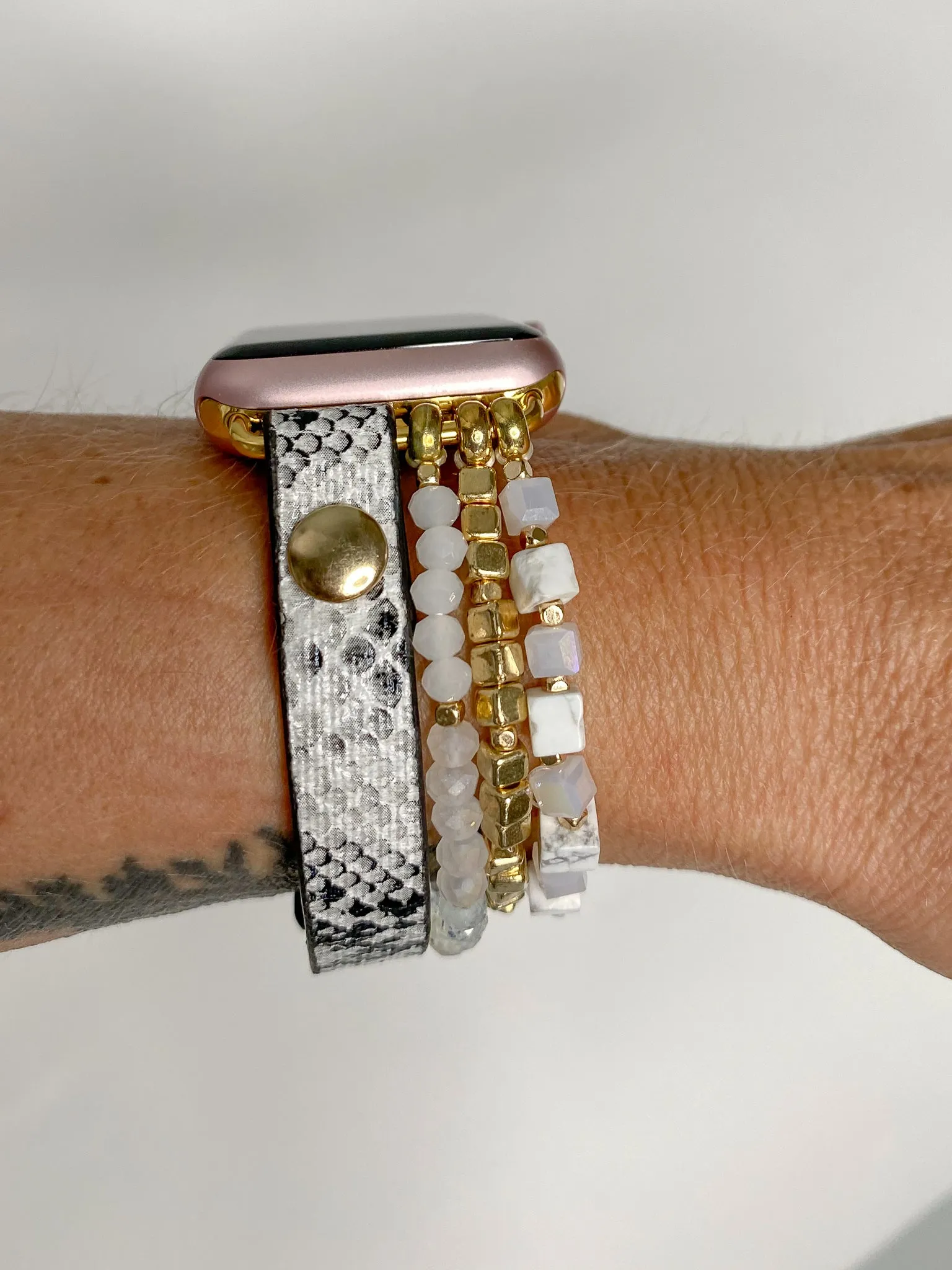 Beaded Snake Apple Watchband