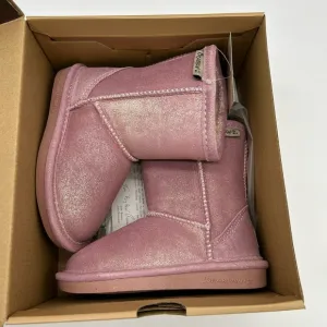 Bearpaw NEW in Box Eva Toddler Pink Glitter Boots - Size 8