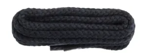 Black laces Heavy cord  75cm