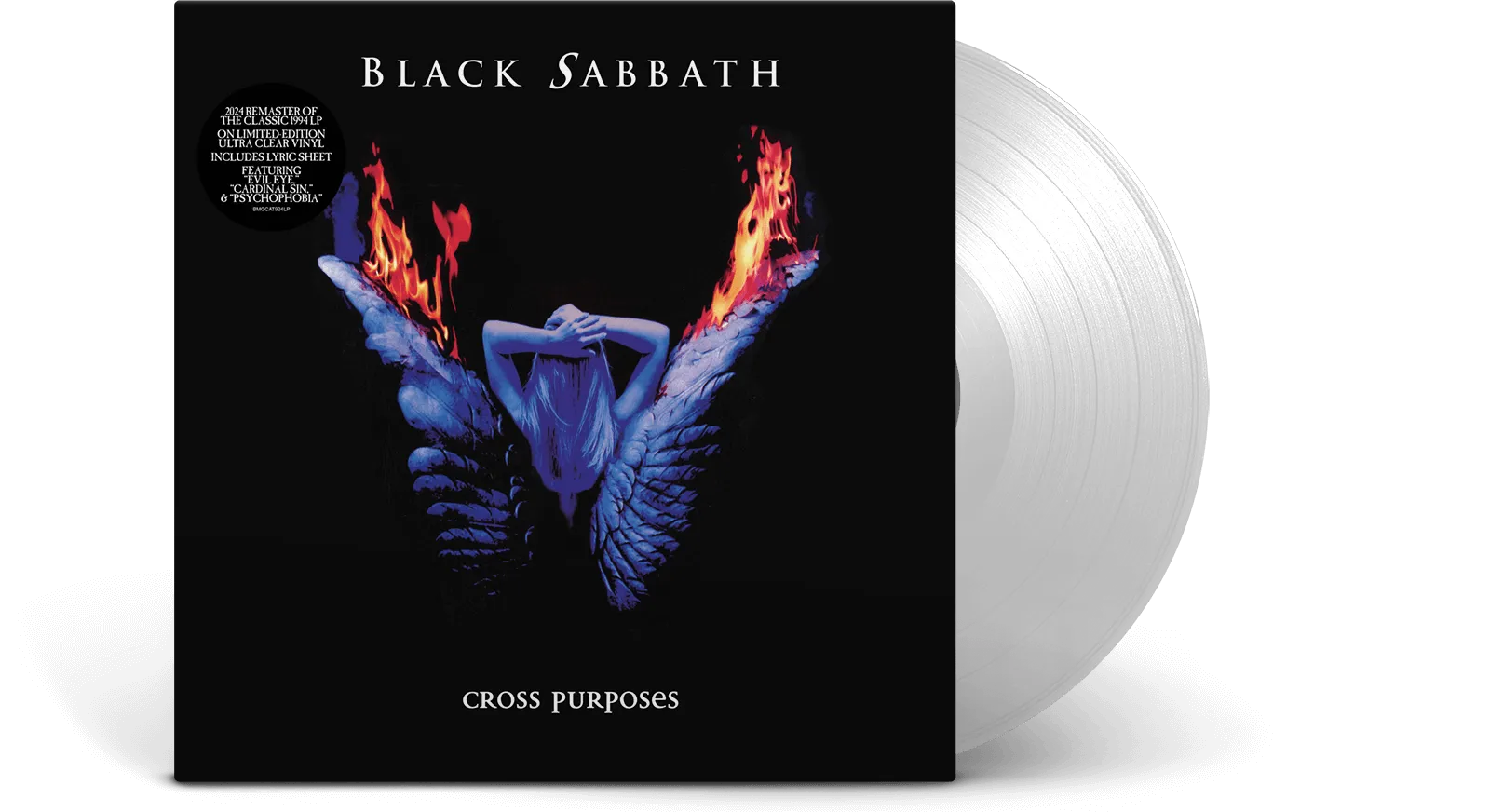 Black Sabbath : Cross Purposes (2024 Remaster) (Clear Vinyl)