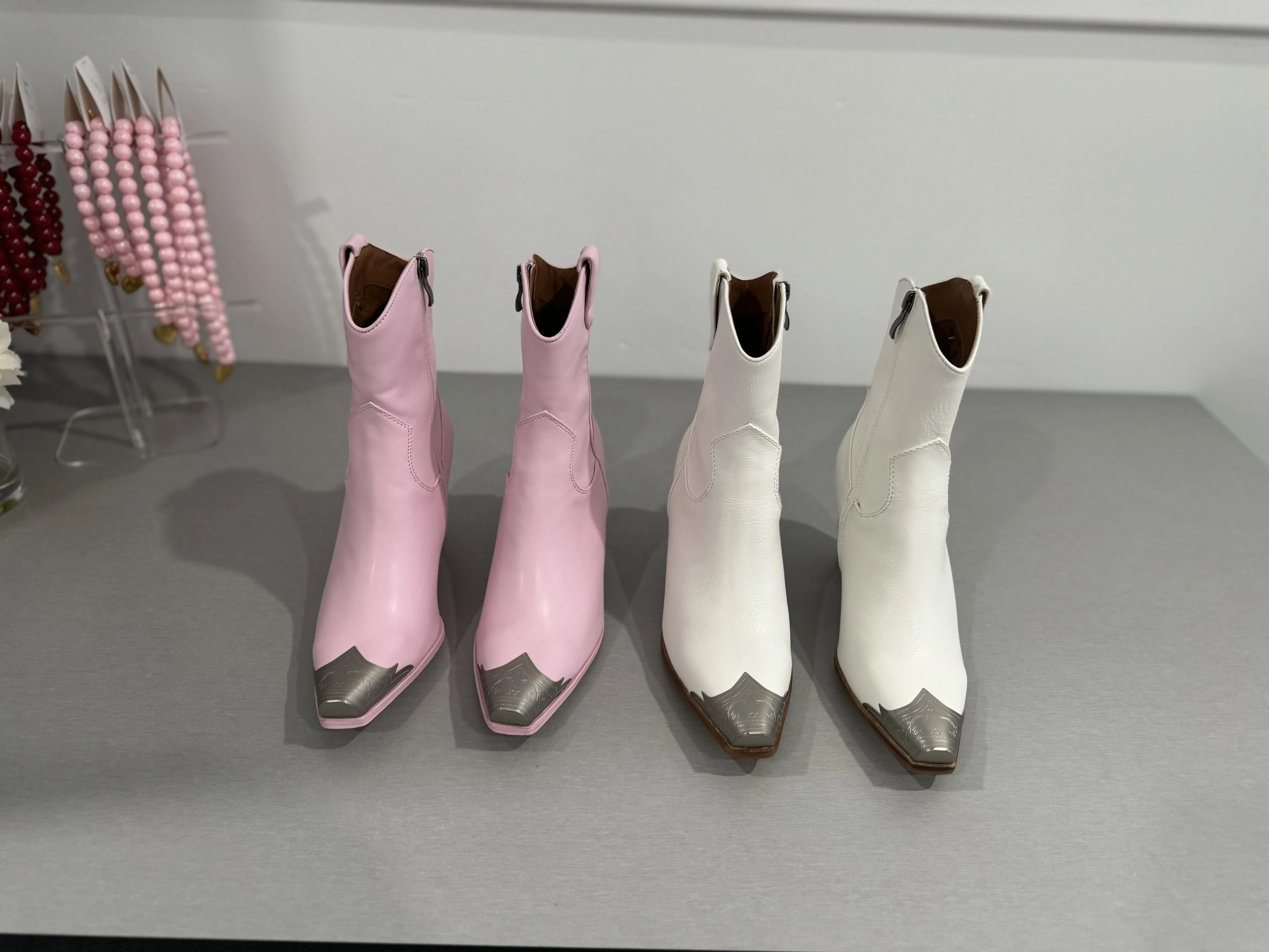 Blakely Boots - White