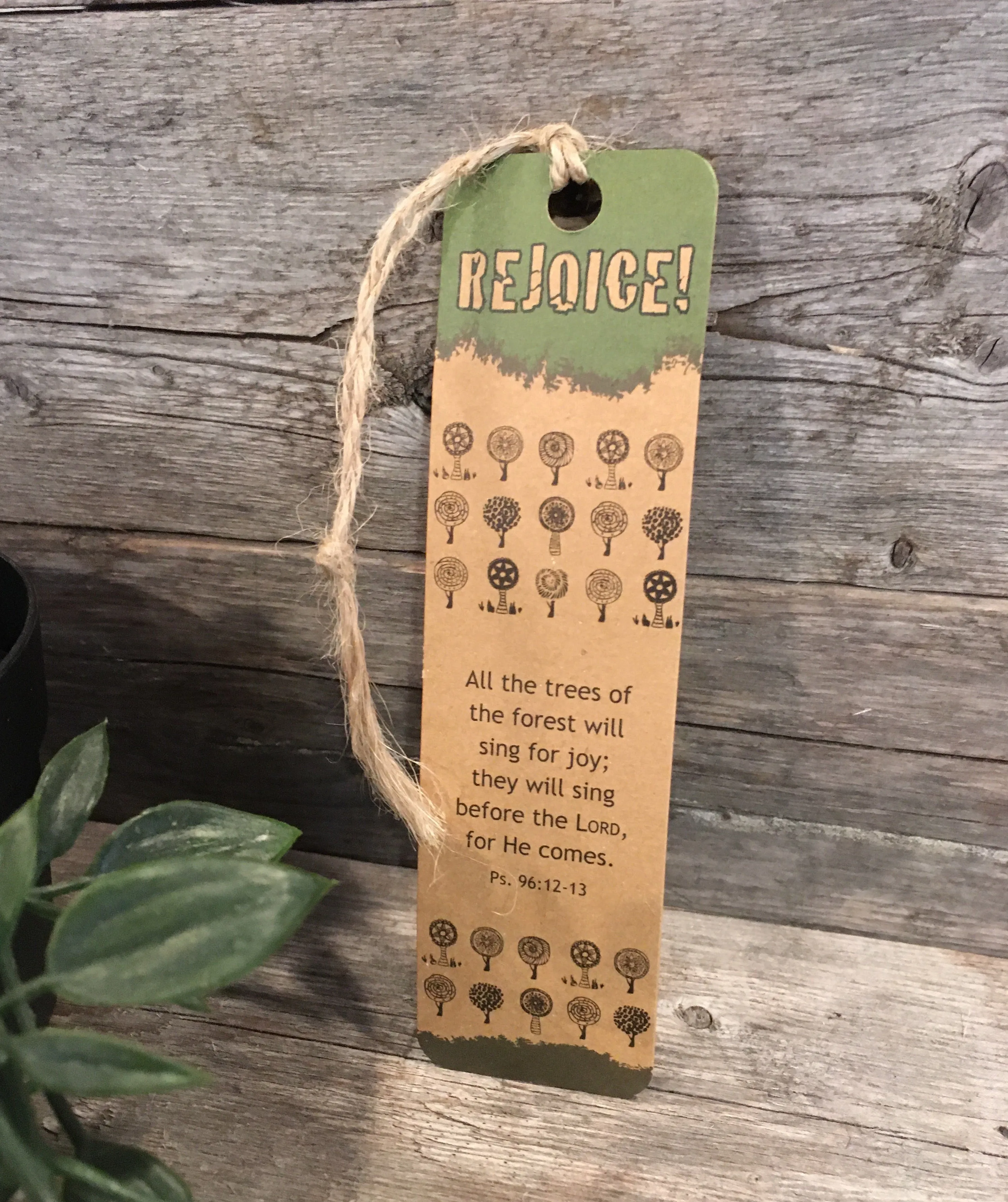 Bookmark: Psalm 96:12-13