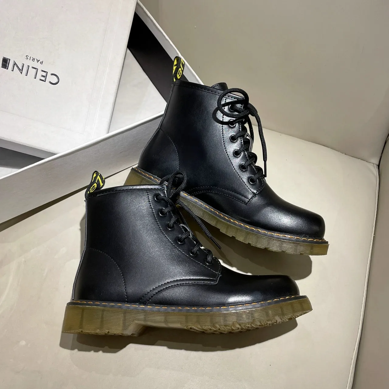 Boots Female Spring and Autumn Thin Ins Fashion Martin Boots Boots