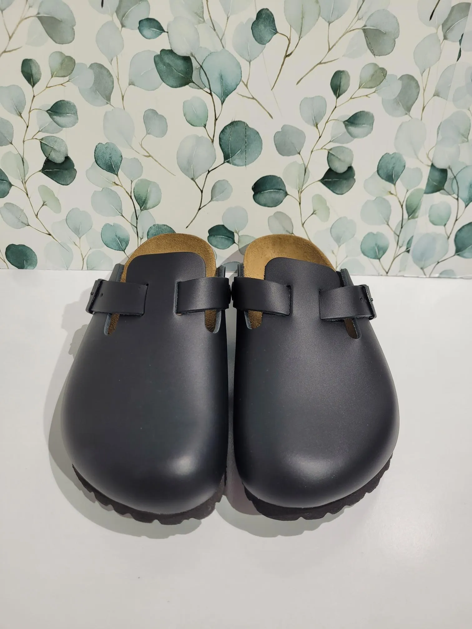 Boston Black Leather Narrow by Birkenstock