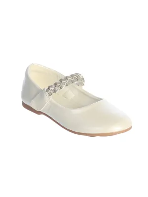 Braided Rhinestone Strap Shoes S169