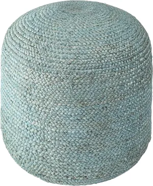 BRISTOL BRAIDED CABLE JUTE POUF
