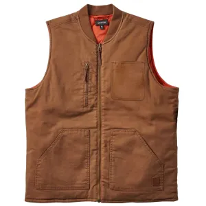 Brixton - Abraham Reversible Vest Bison/Burnt Red
