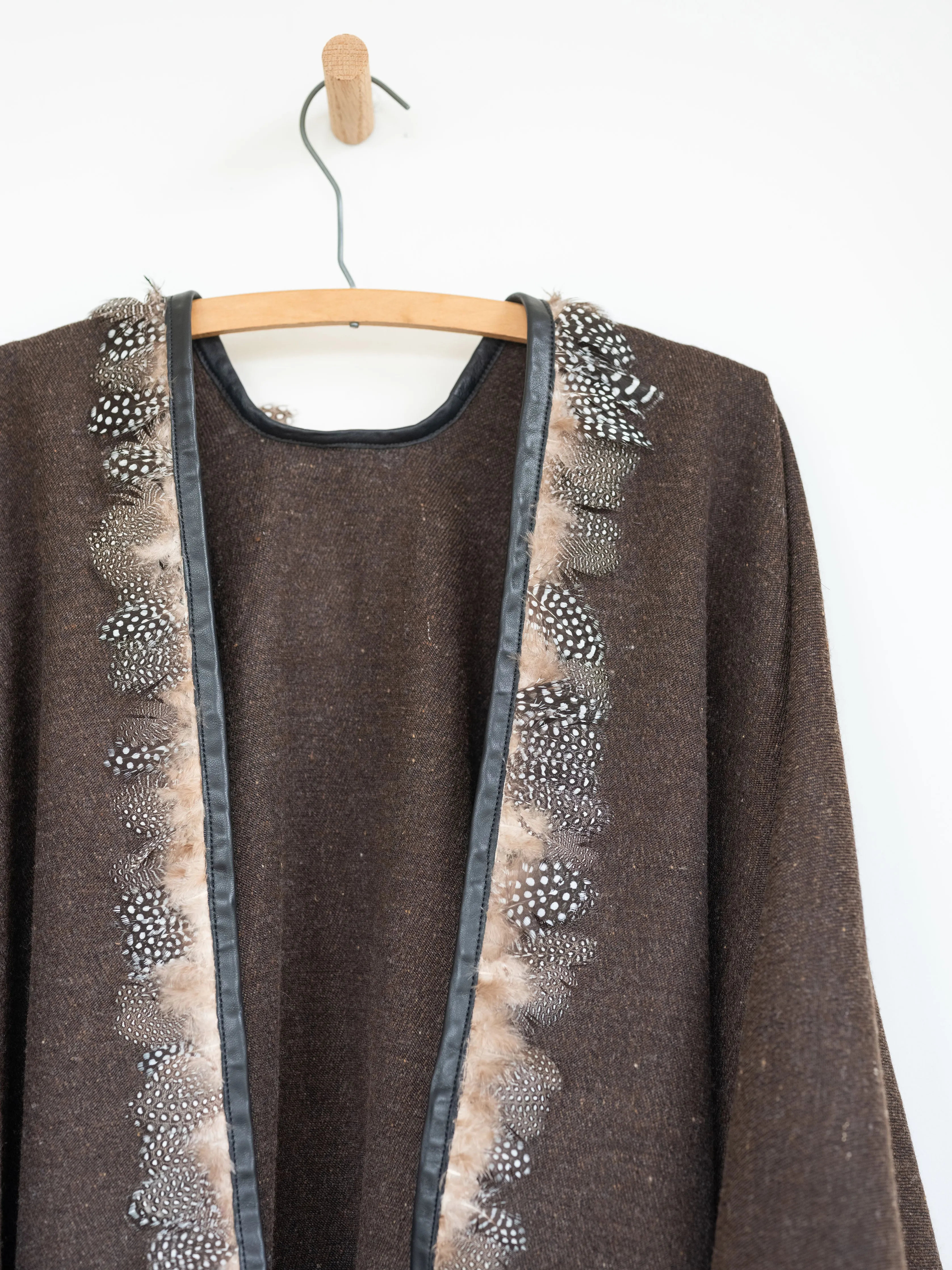 Cape with Guinea Feathers