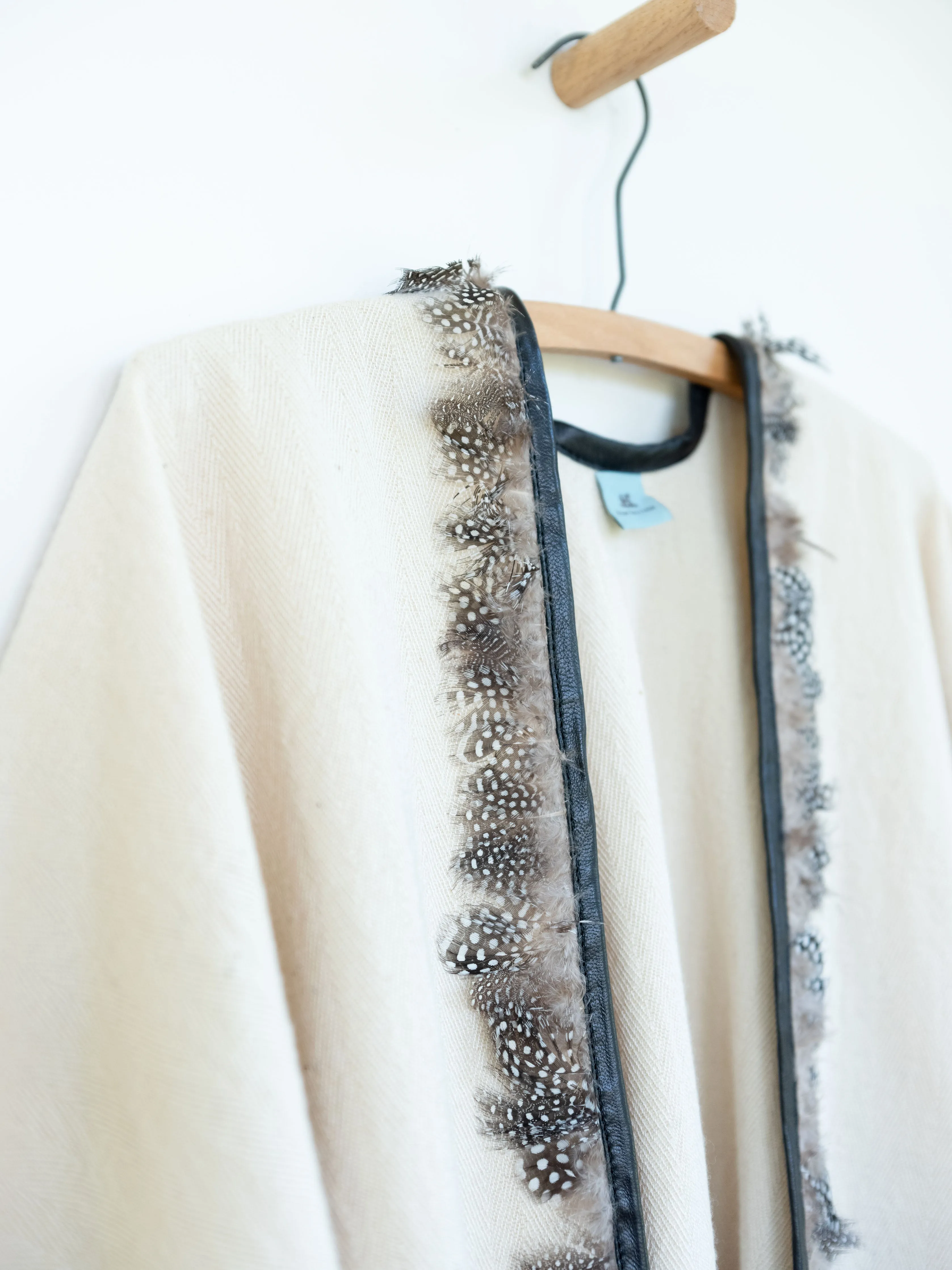 Cape with Guinea Feathers