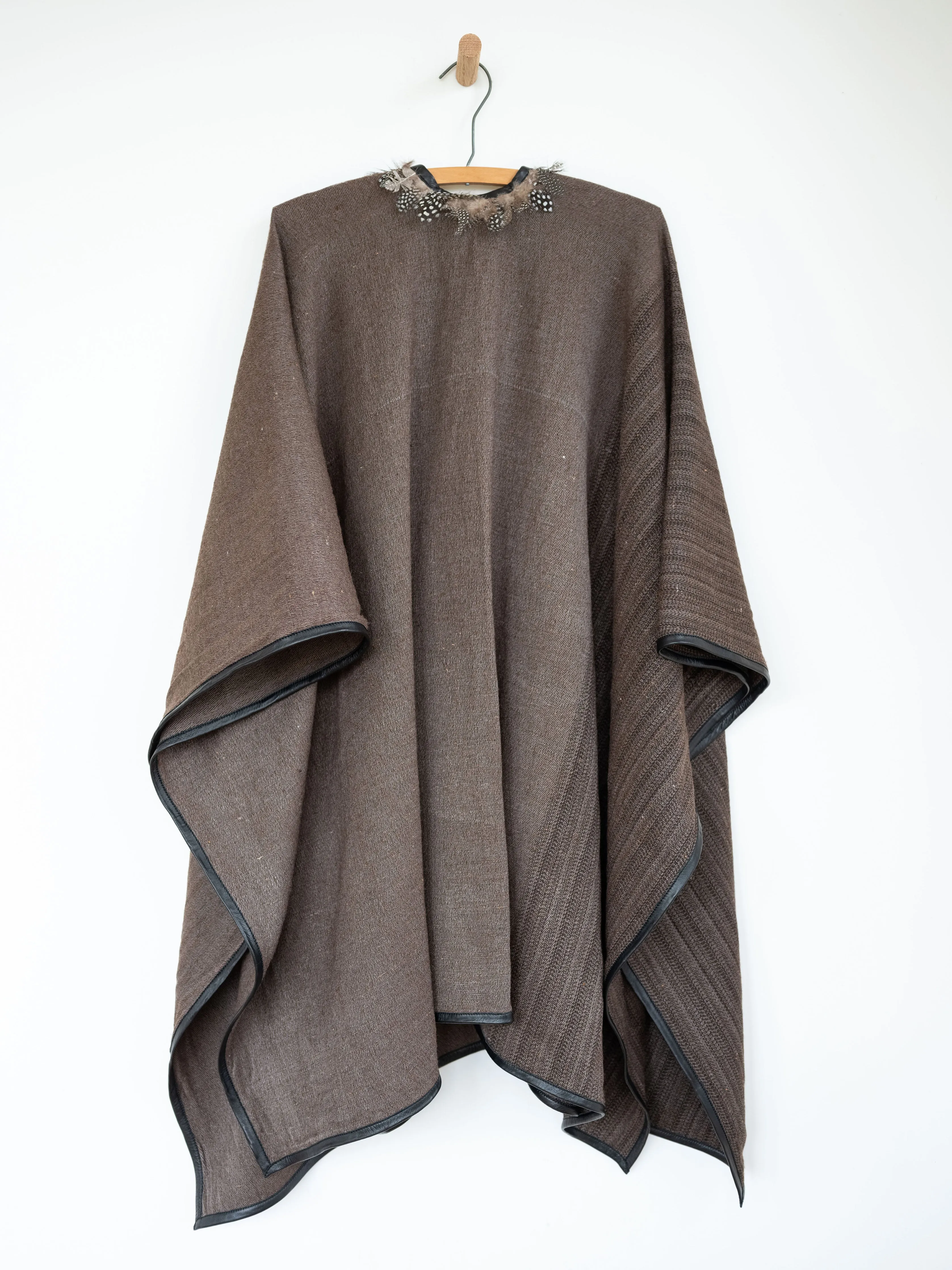 Cape with Guinea Feathers