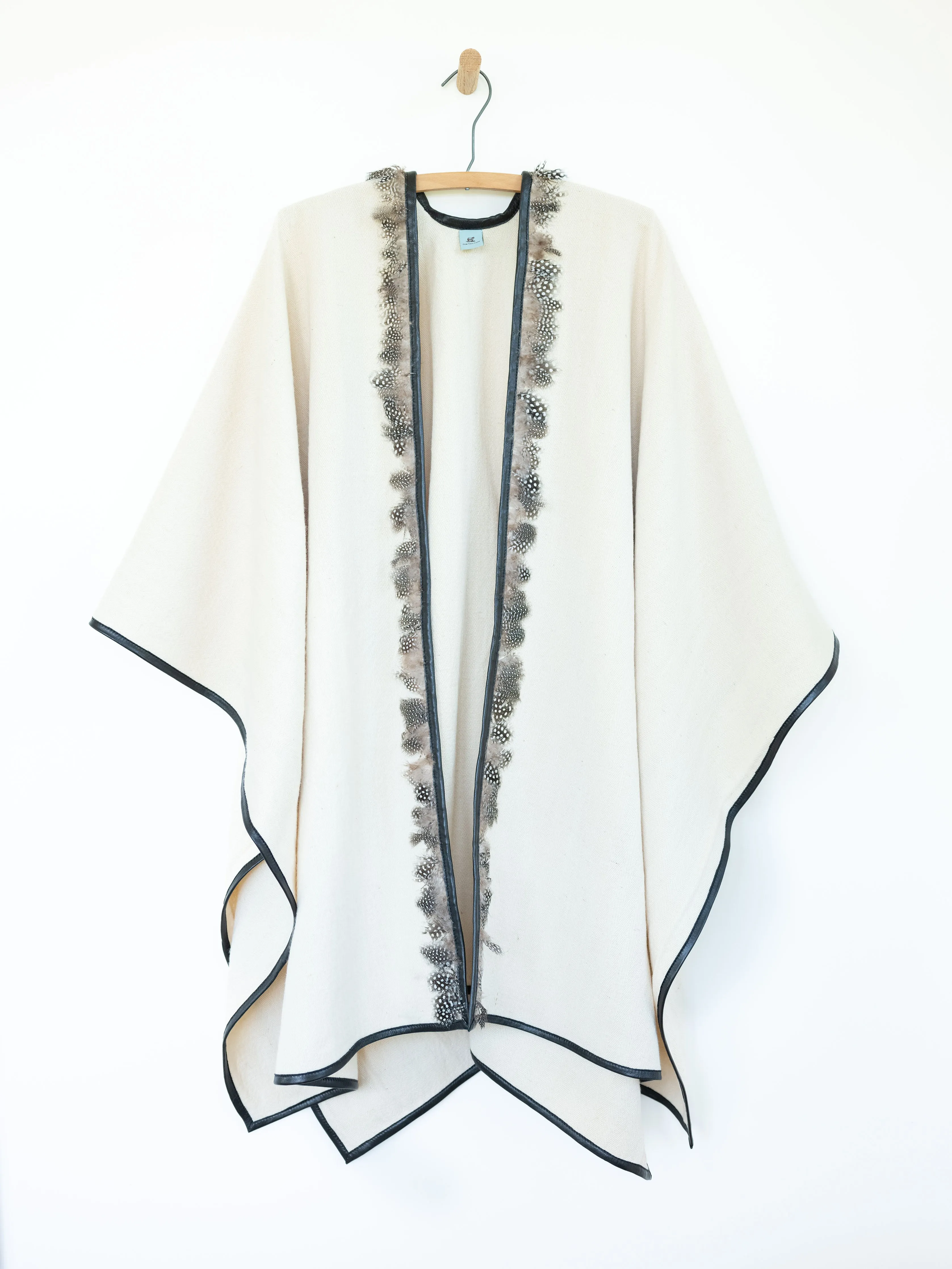 Cape with Guinea Feathers
