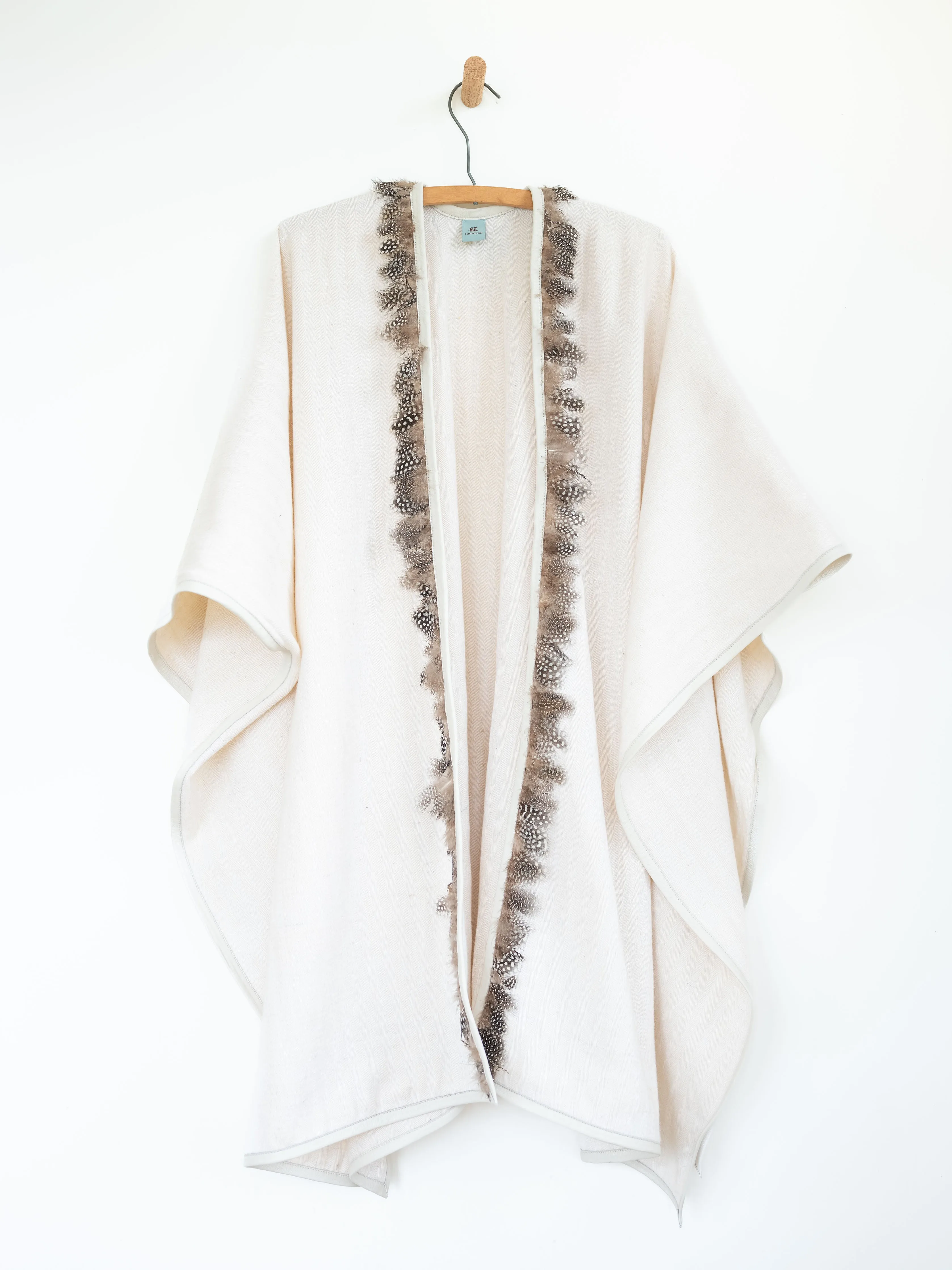 Cape with Guinea Feathers