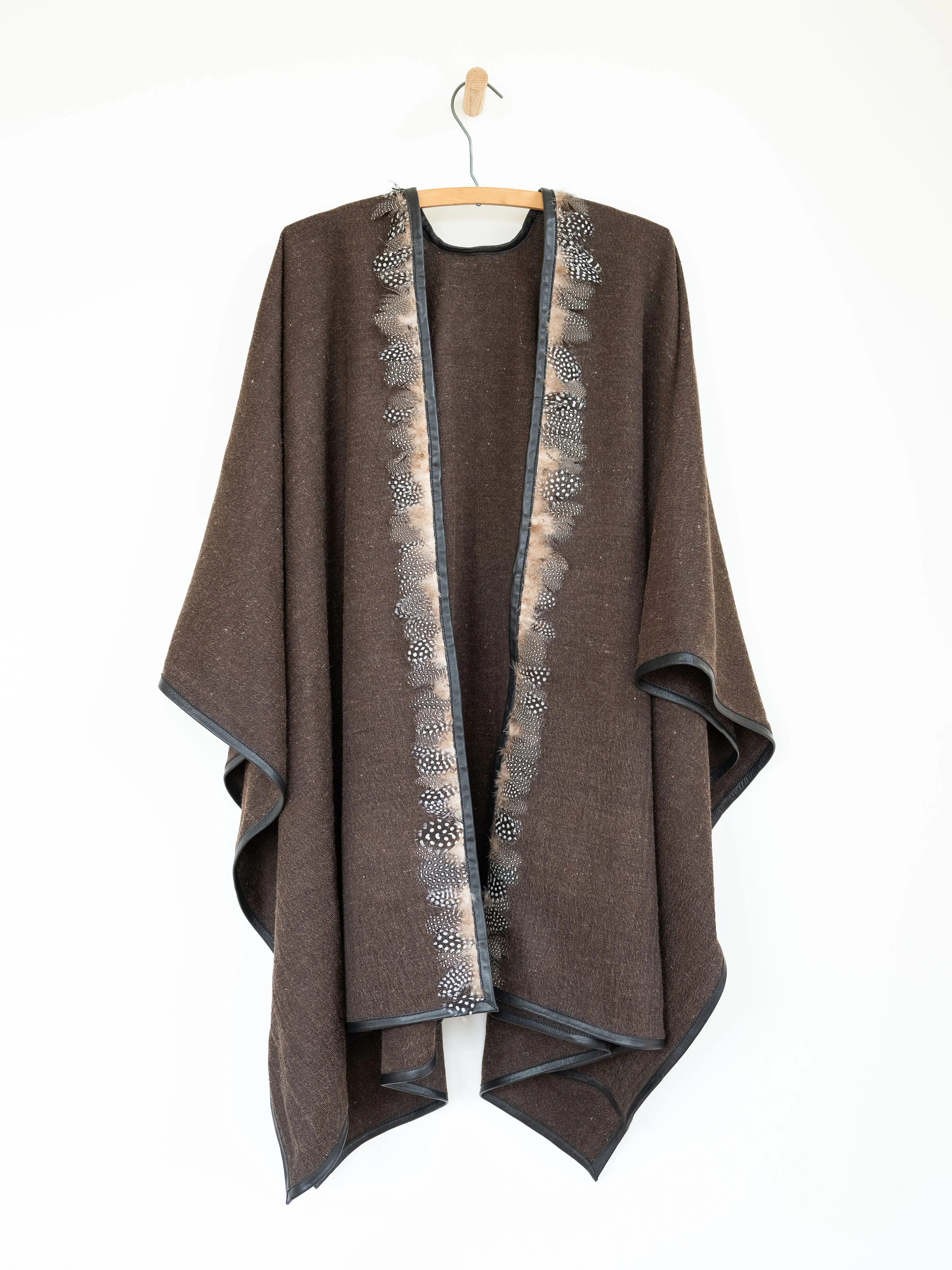 Cape with Guinea Feathers