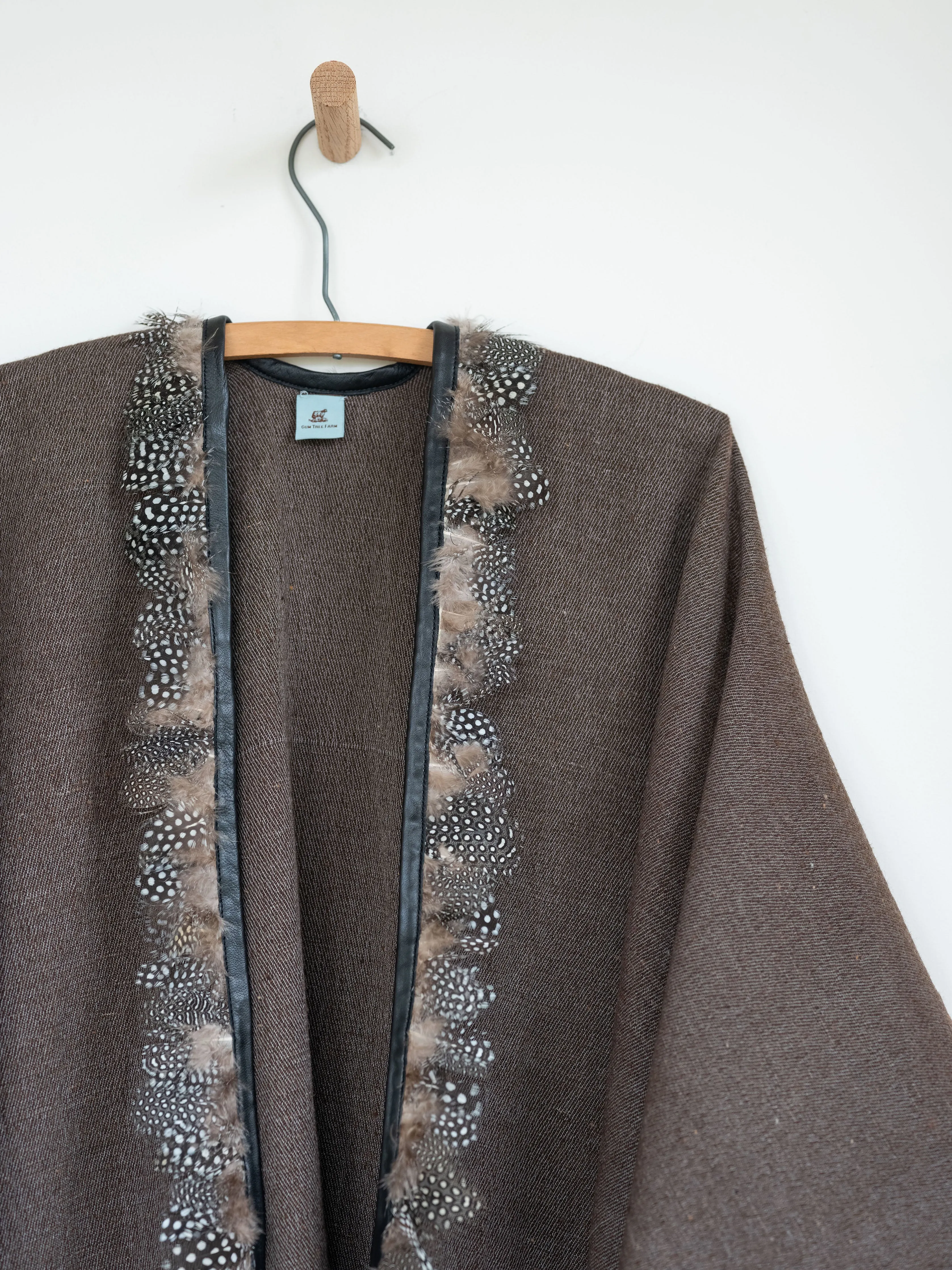 Cape with Guinea Feathers