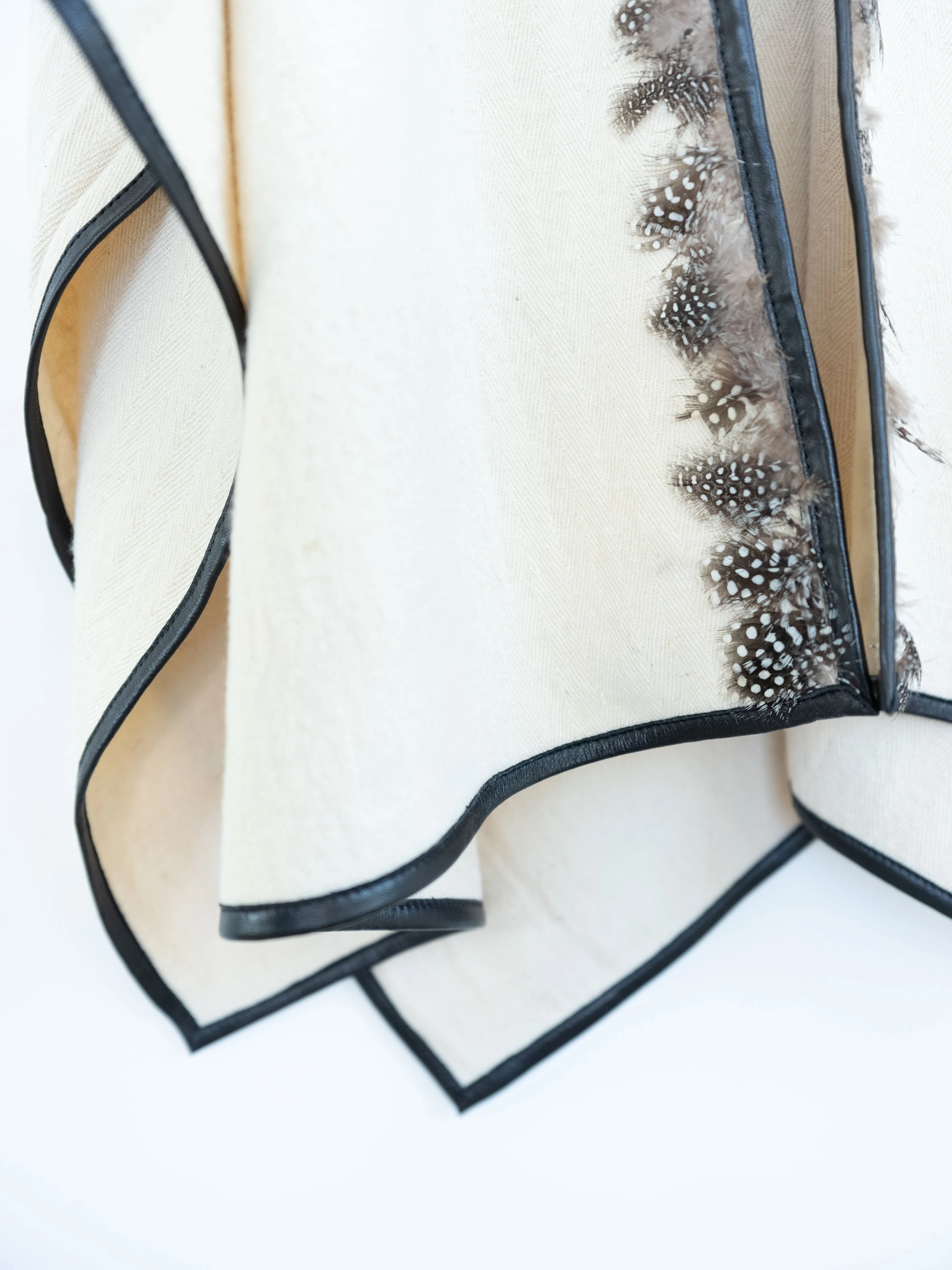 Cape with Guinea Feathers