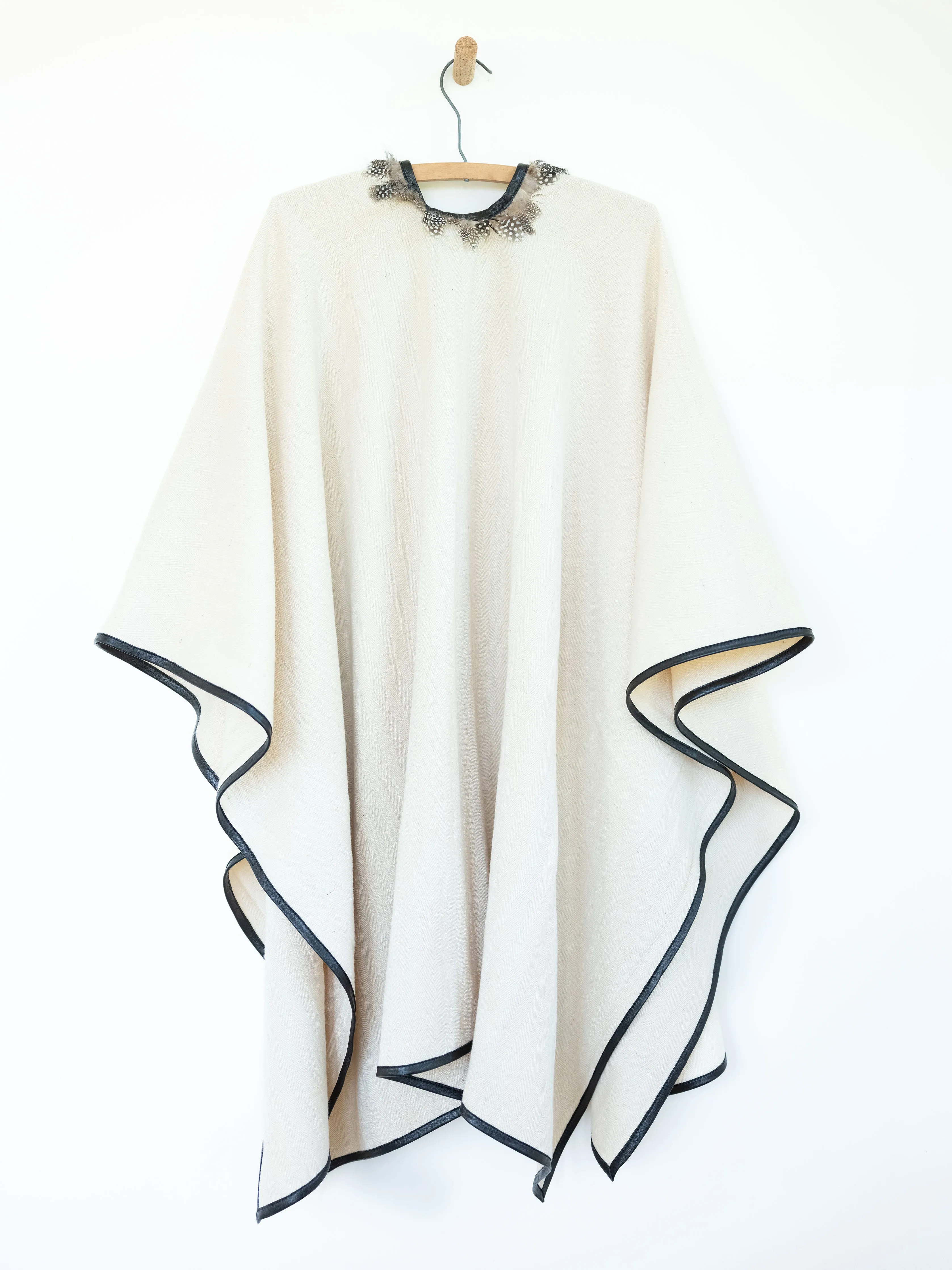 Cape with Guinea Feathers