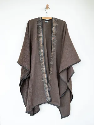 Cape with Guinea Feathers